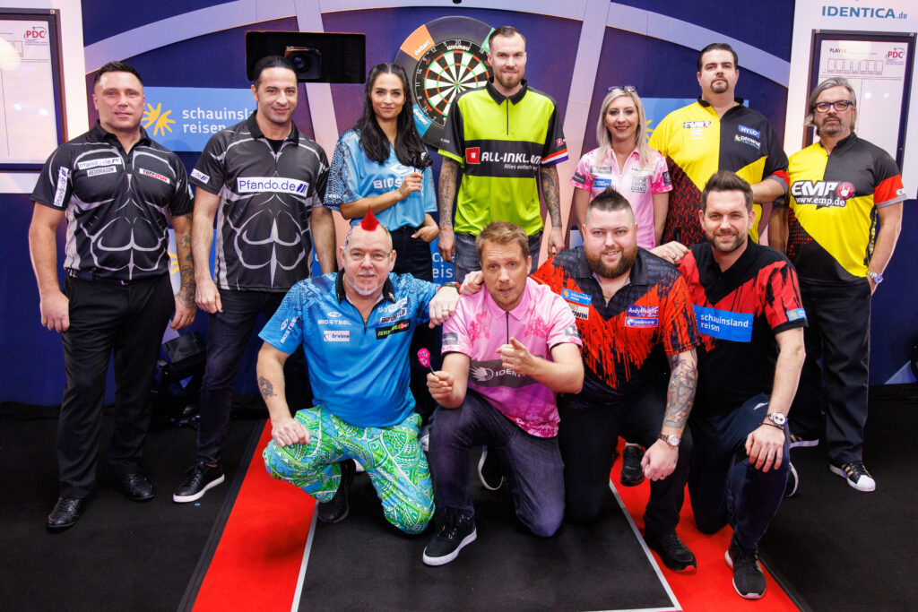 VIP Dart World Cup Photocall In Duesseldorf
